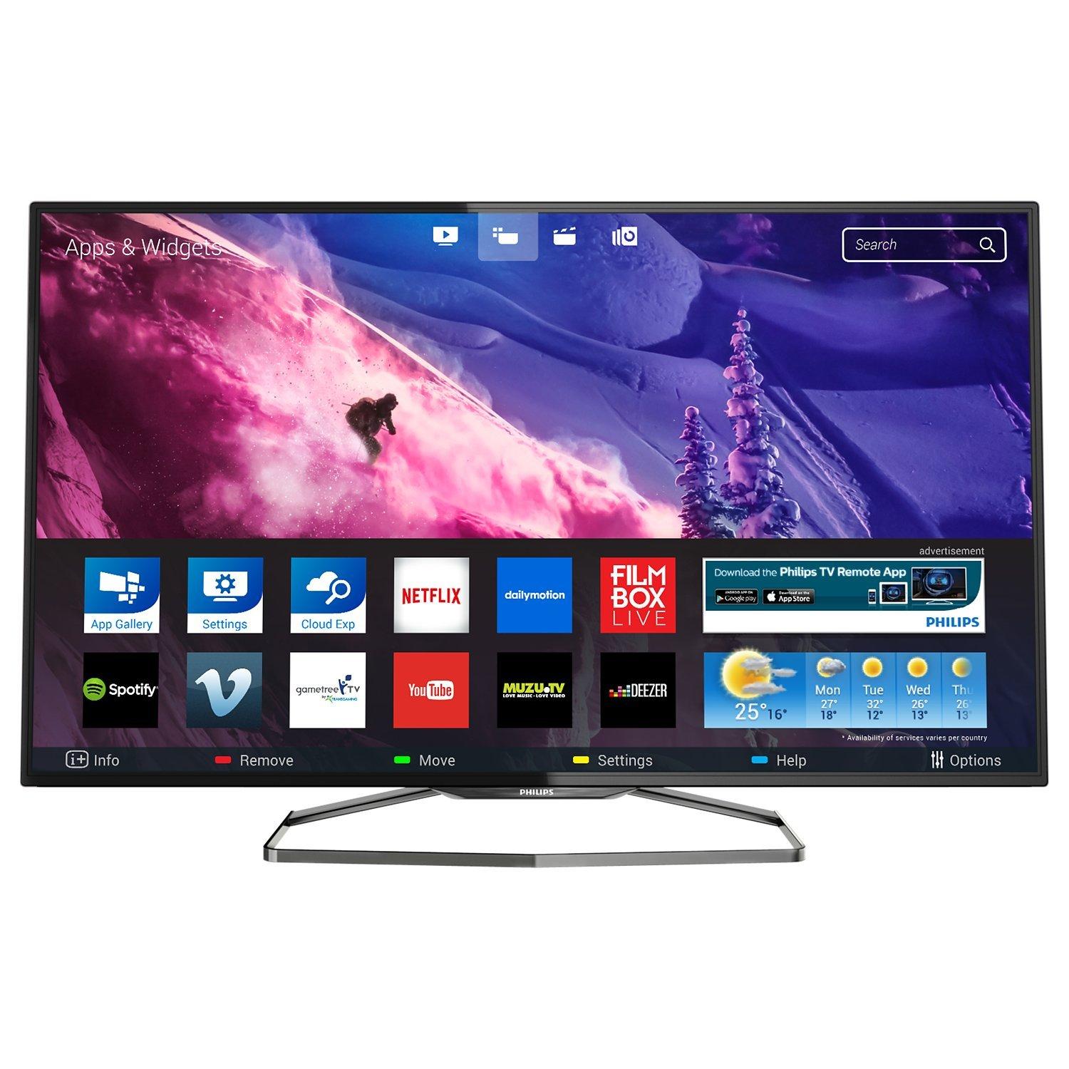Philips 40PFS6909 LED HD 1080p 3D Smart TV 40" with Freeview HD, Ambilight and 2x 3D active glasses