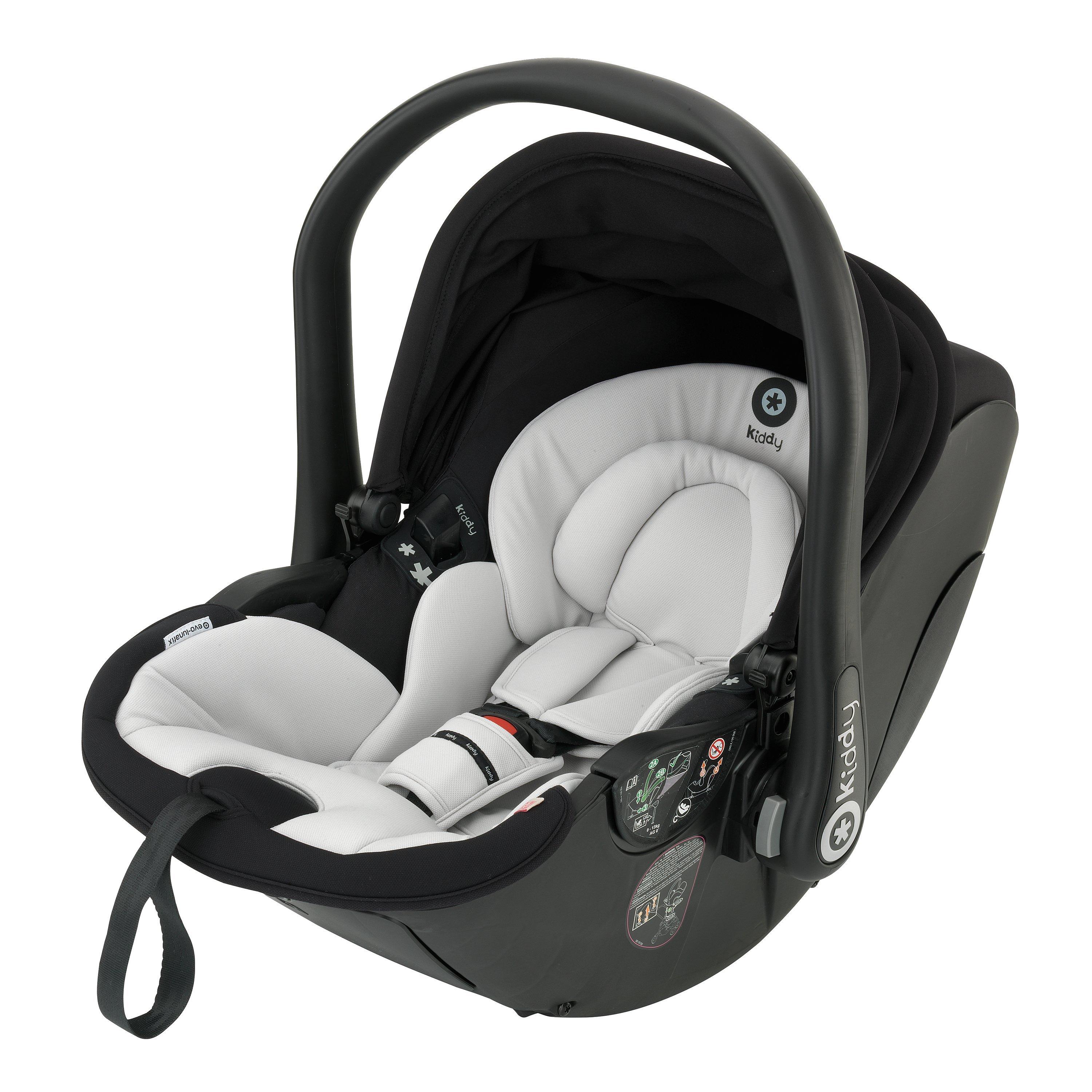 Kiddy Evo Lunafix Group 0 Baby Car Seat and Base Stone