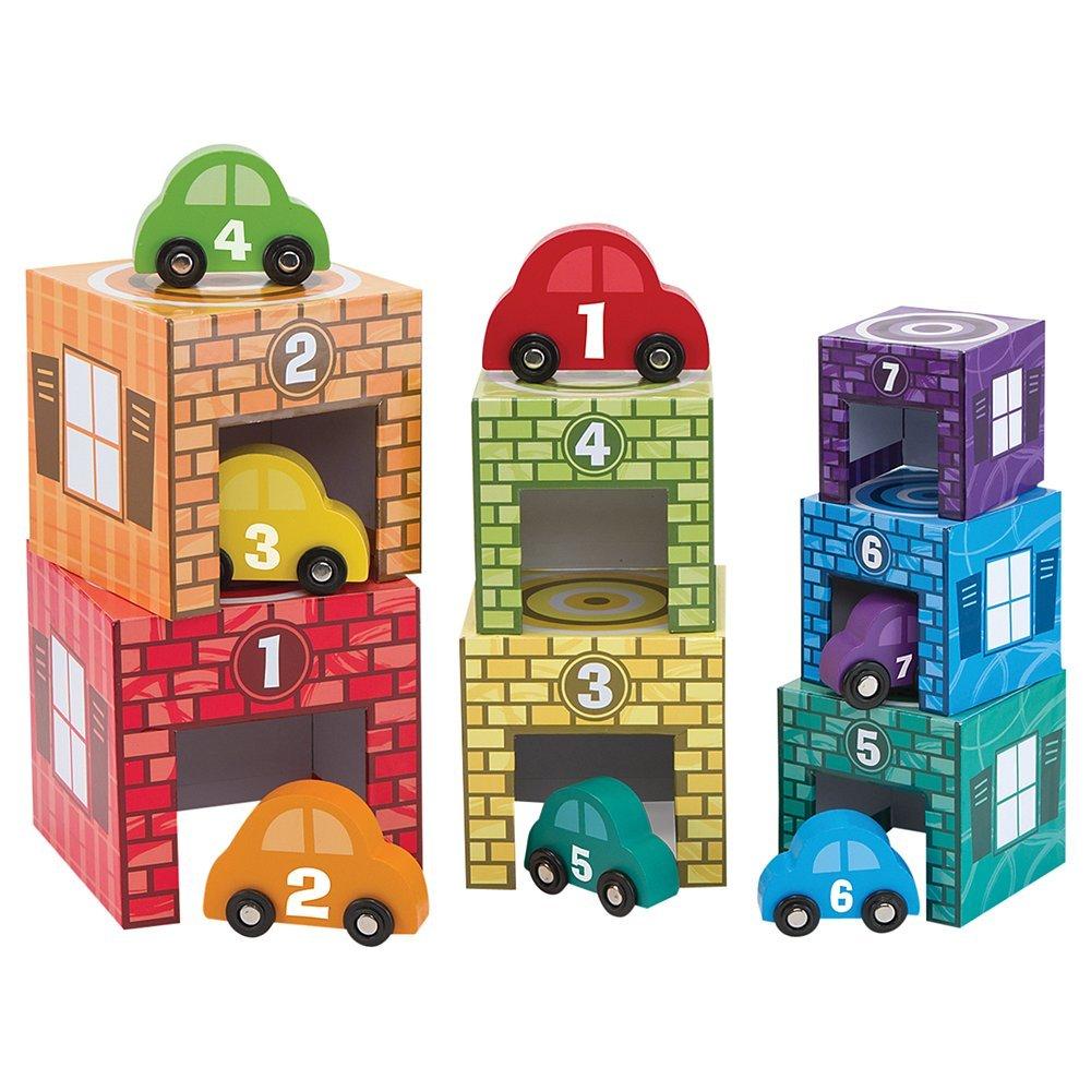 Melissa Doug Nesting Garage Cars