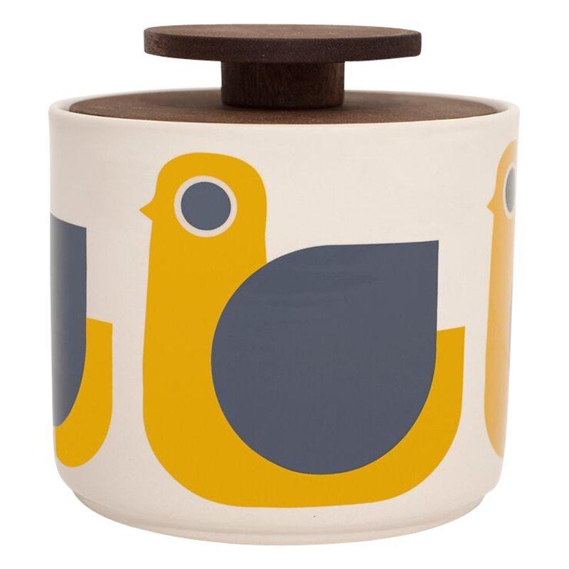 Orla Kiely Hen Storage Jar, 1L
