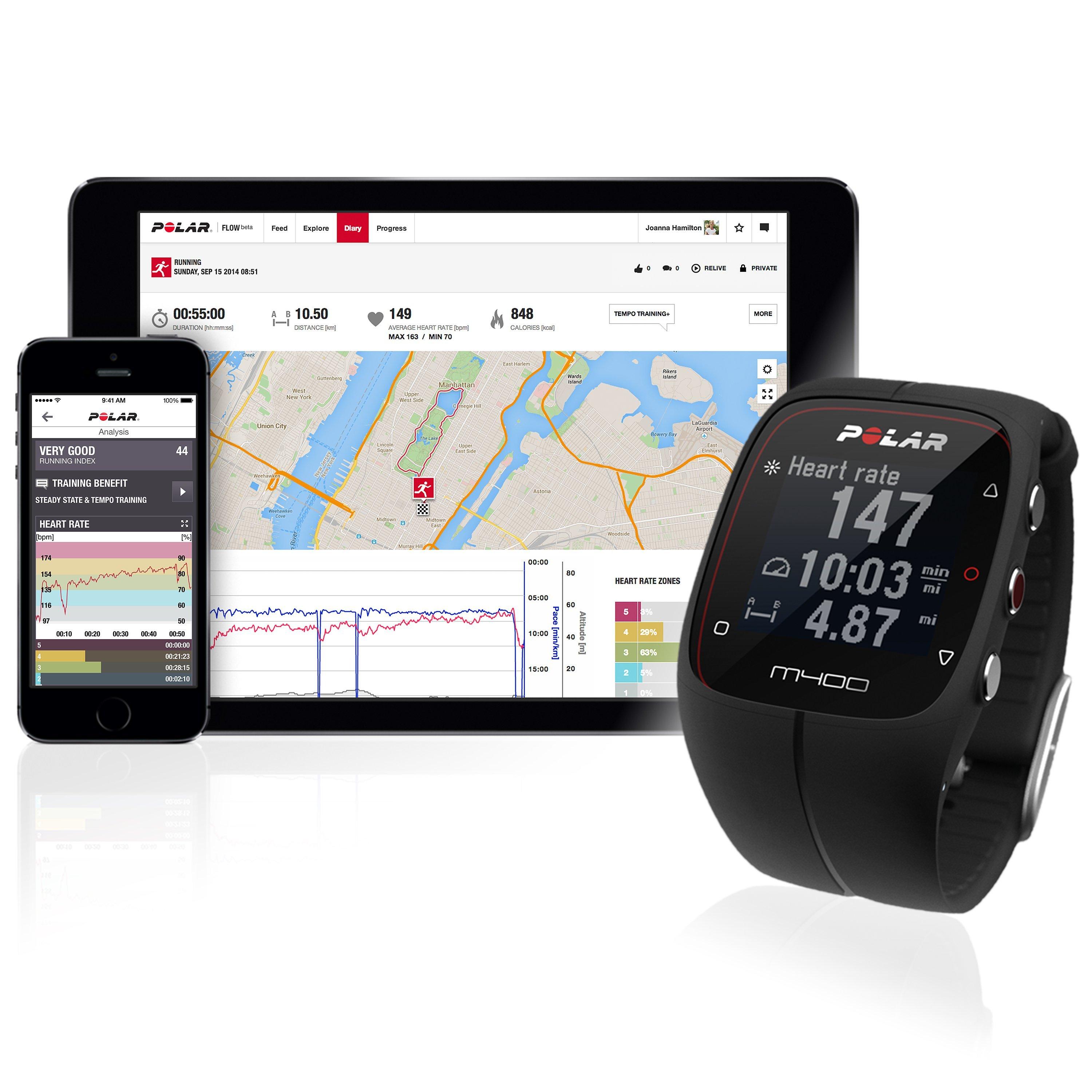 Polar m400 gps smart sports watch deals