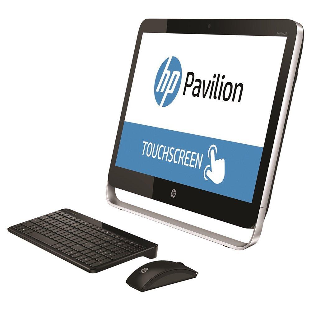 HP Pavilion TouchSmart 23-p255na All-in-One Desktop PC, Intel Core i5, 8GB RAM, 2TB, 23" Touch Screen, Black