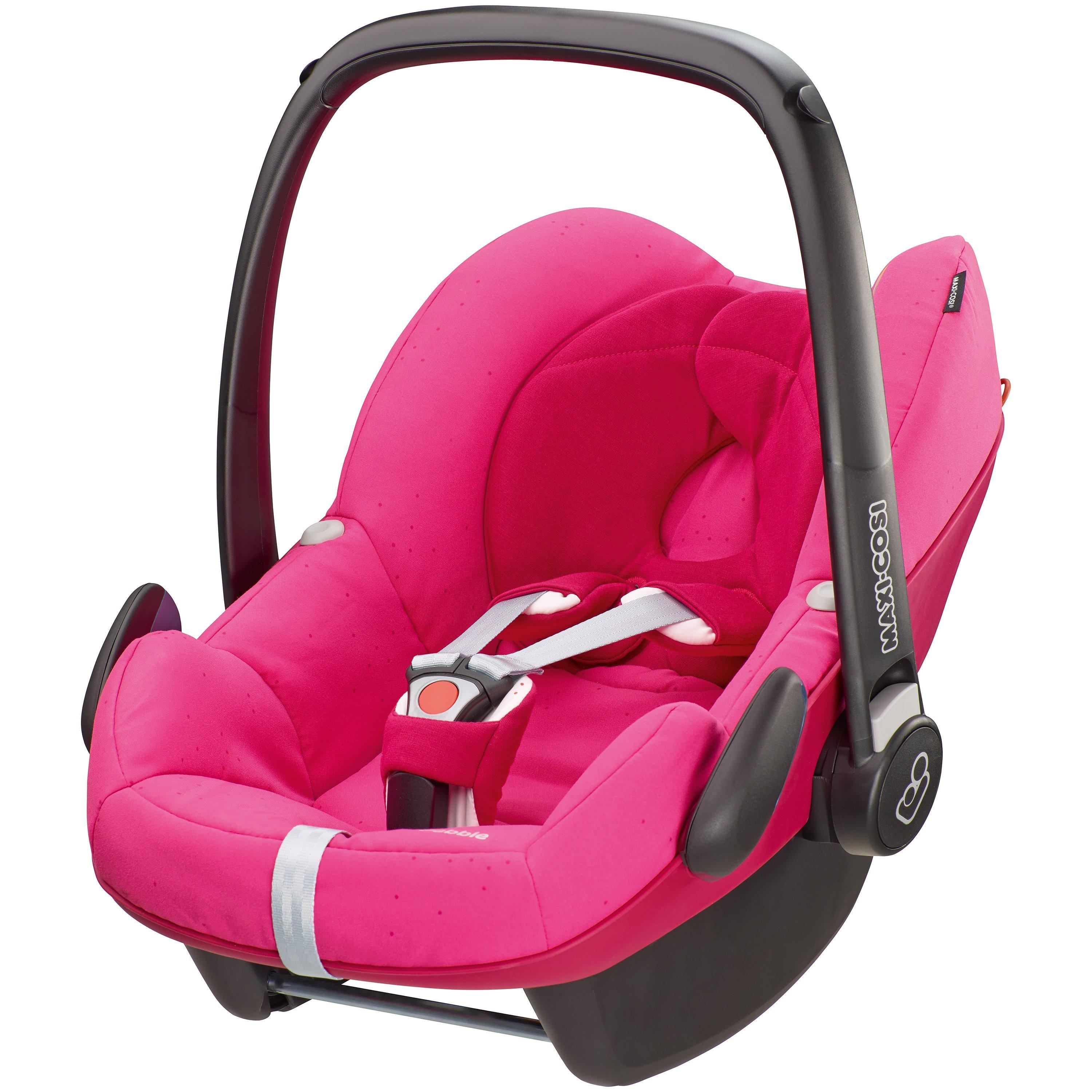 Pink car seat baby hotsell