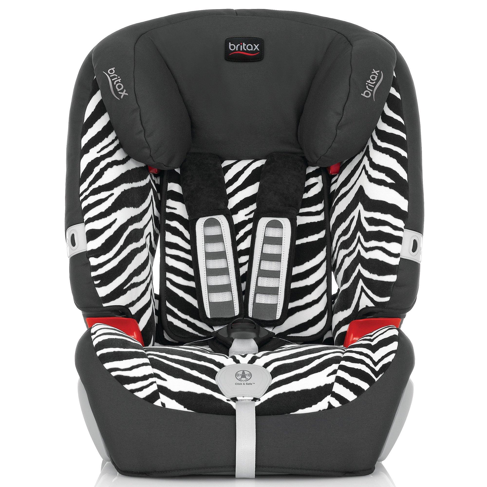 Britax Evolva Plus Group 1 2 3 Car Seat Zebra