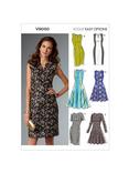 Vogue Easy Options Women's Dress Sewing Pattern, 9050