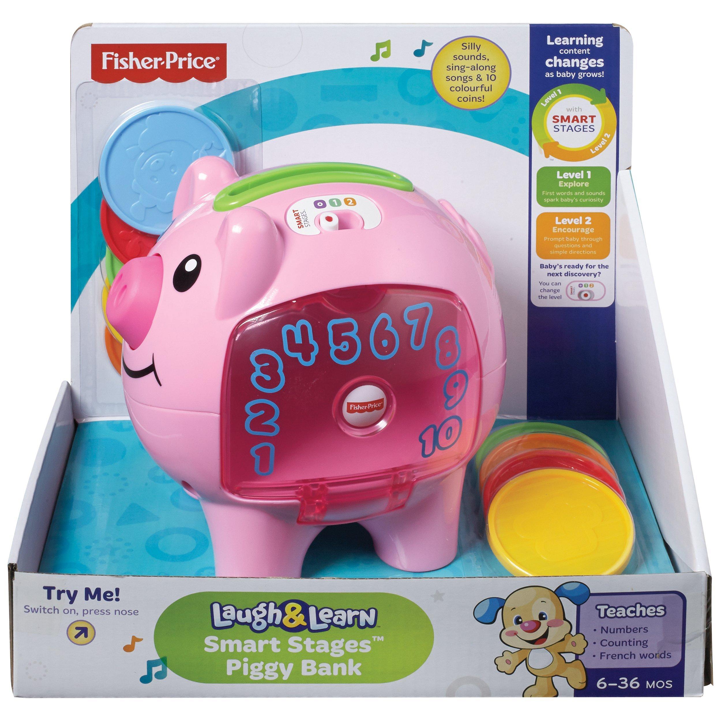 Fisher Price Laugh Learn Smart Stage Piggy Bank