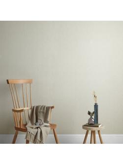 John Lewis Bala Vinyl Wallpaper - view 2, Putty