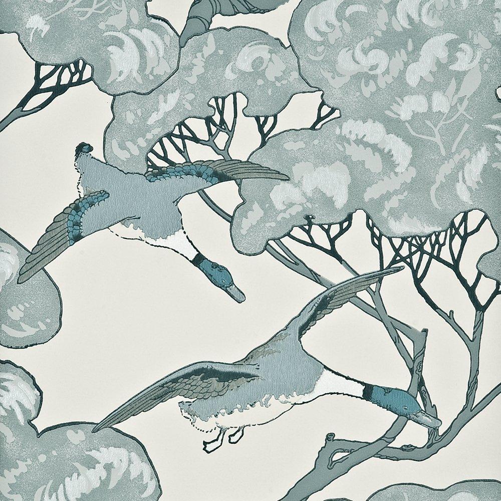 Mulberry Home Flying Ducks Wallpaper, FG066.R104