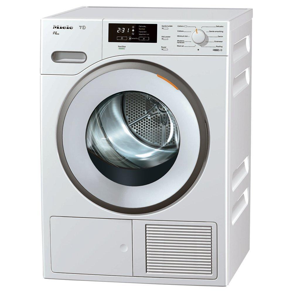 Miele TMB 640 WP Heat Pump Tumble Dryer, 8kg Load, A++ Energy Rating, White