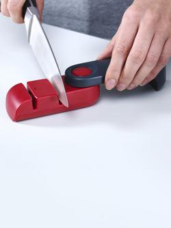 Joseph Joseph Rota Sharpener - view 2, Grey/Red