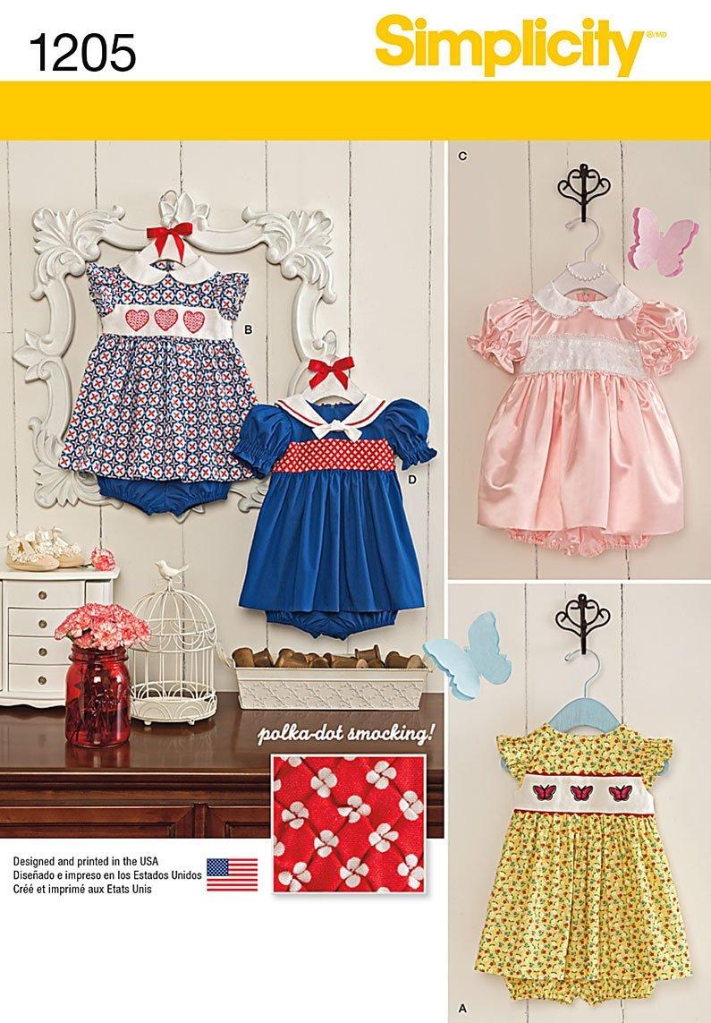 Simplicity Children's Dress Sewing Pattern, 1205
