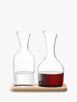 LSA International Bar Collection Water and Wine Carafe Set - view 2, Clear