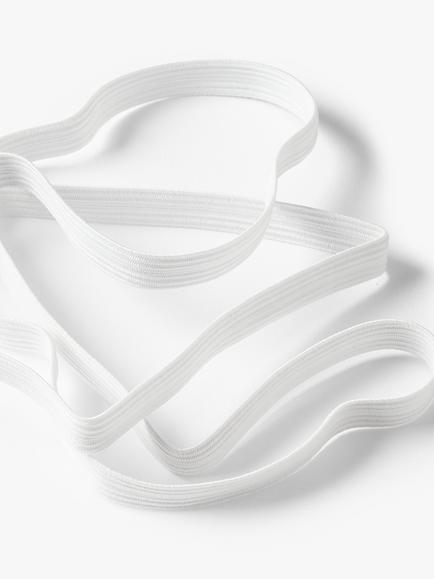 John Lewis Elastic, 13mm - view 2, White