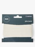John Lewis Herringbone Tape, 15mm, Natural
