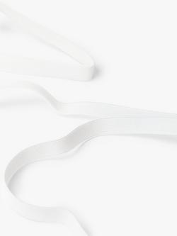 John Lewis 13mm Woven Elastic, 2m - view 2, White