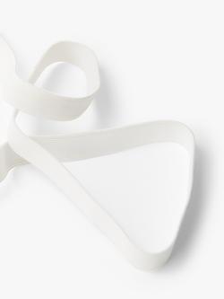 John Lewis 19mm Woven Elastic, 2m, White - view 2, White