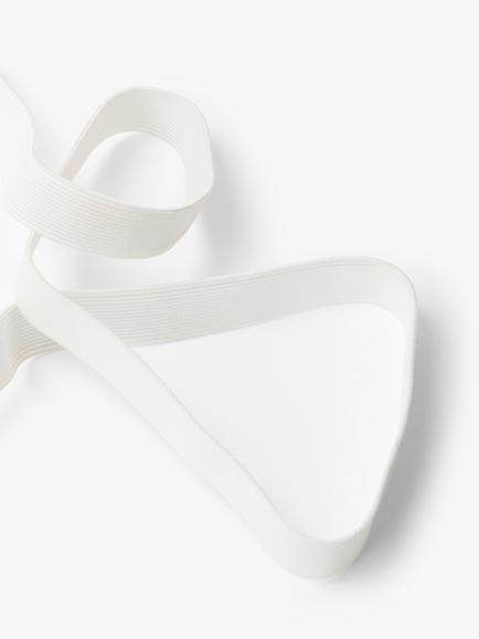 John Lewis 19mm Woven Elastic, 2m, White - view 2, White