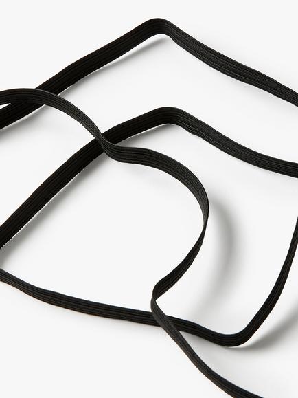 John Lewis Elastic, 9mm - view 2, Black