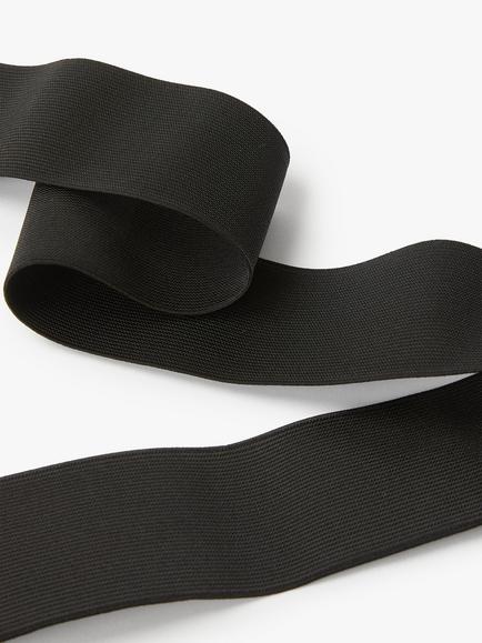 John Lewis Woven Elastic, 50mm - view 2, Black