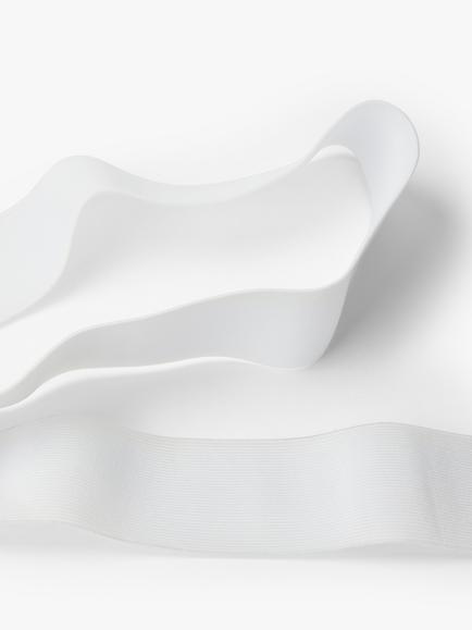 John Lewis Woven Elastic, 50mm - view 2, White