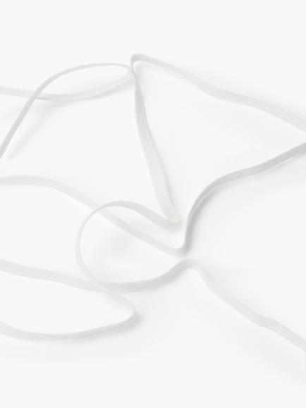 John Lewis Elastic, 6mm - view 2, White