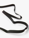 John Lewis 13mm Woven Elastic, 2m, Black