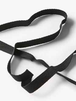 John Lewis Herringbone Tape, 15mm - view 2, Black