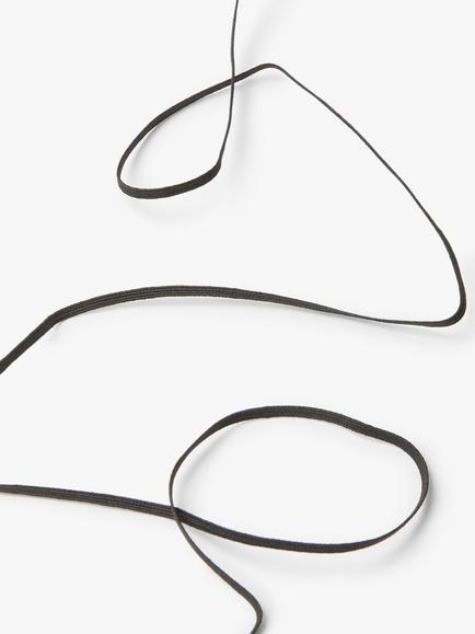 John Lewis Elastic, 3mm - view 2, Black