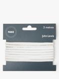 John Lewis Elastic, 4mm, White