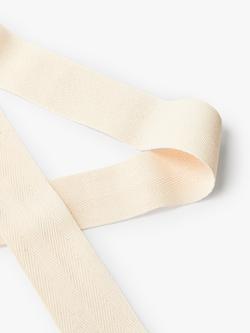 John Lewis Herringbone Tape, 38mm - view 2, Natural