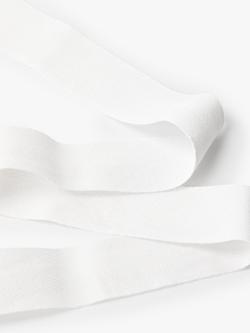 John Lewis Herringbone Tape, 38mm - view 2, White