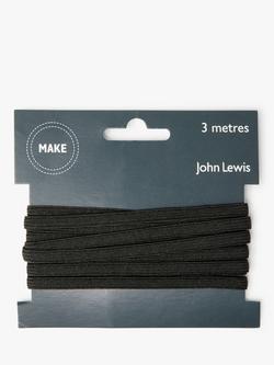 John Lewis Elastic, 6mm, Black