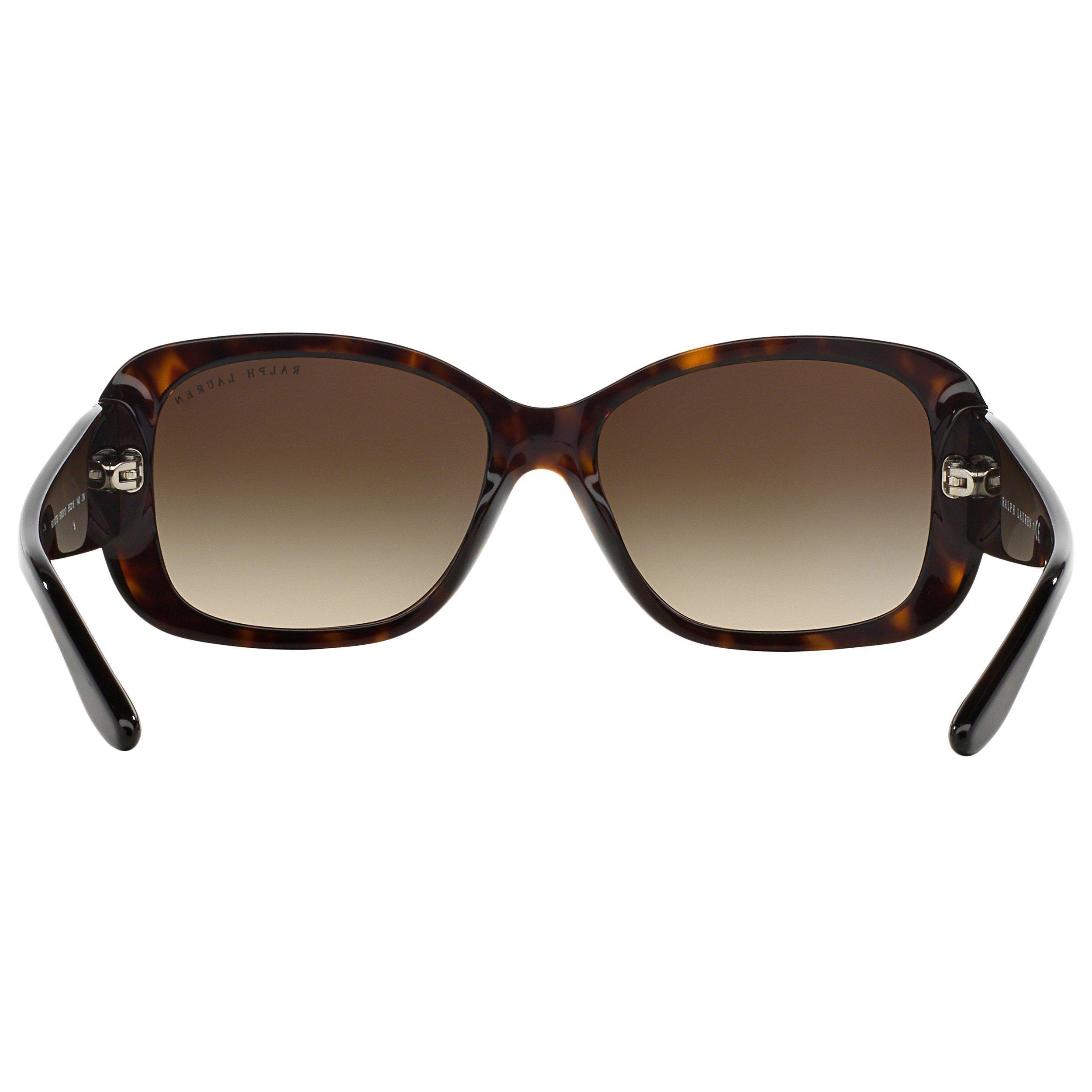Product image 7 of 11, which shows Ralph Lauren RL8127B Rectangular Sunglasses, Dark Havana