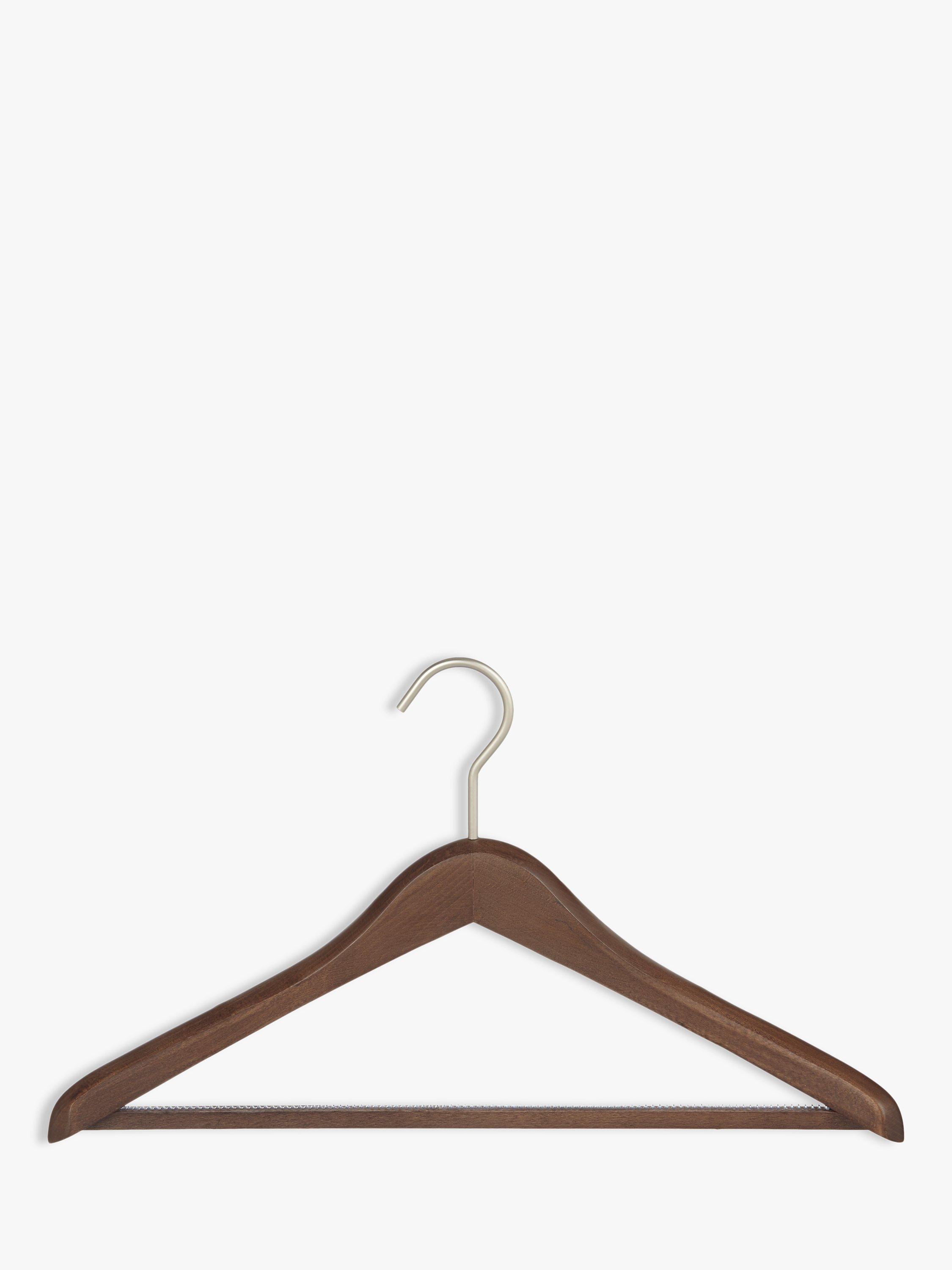 John Lewis & Partners Bulbous Suit Hanger, FSC-certified (Beech), Dark Brown
