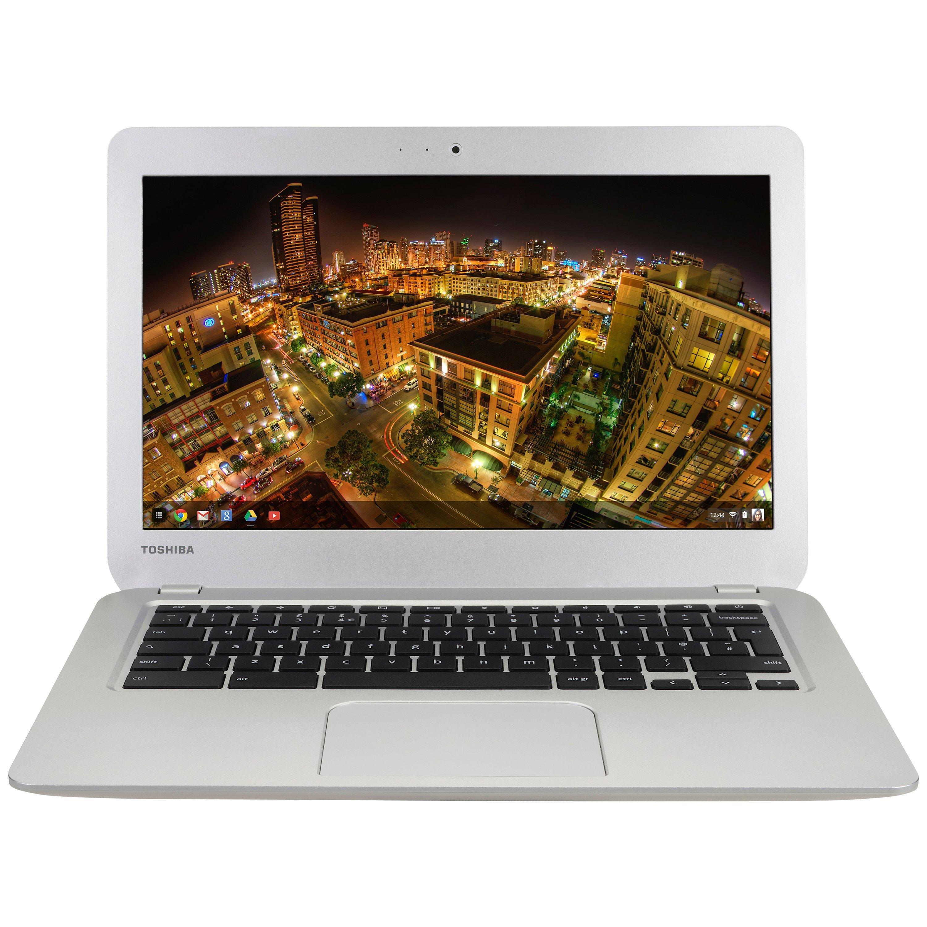 Toshiba CB30-B-104 Chromebook, Intel Celeron, 4GB RAM, 16GB SSD, 13.3", Full HD, Silver