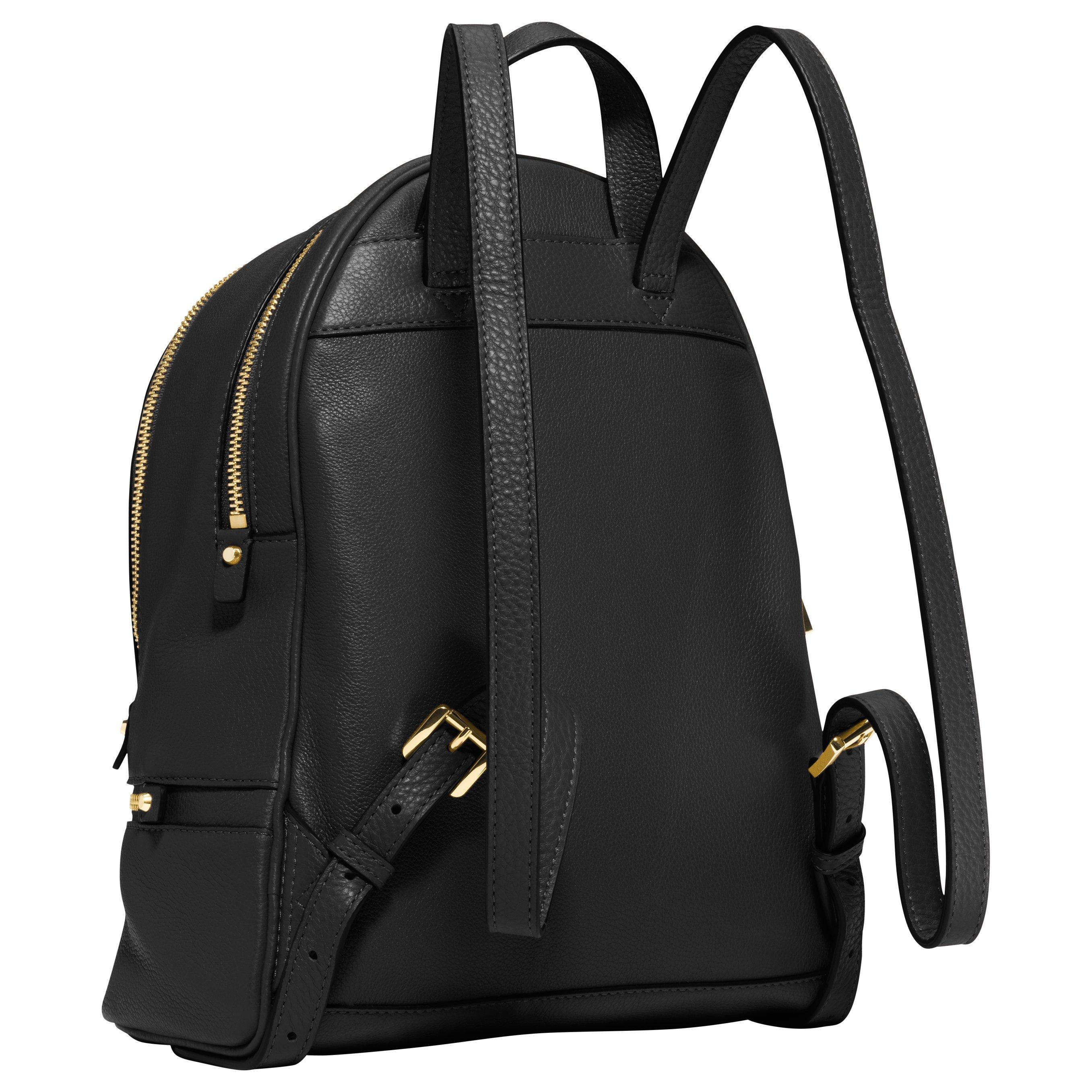 MICHAEL Michael Kors Rhea Leather Backpack Black