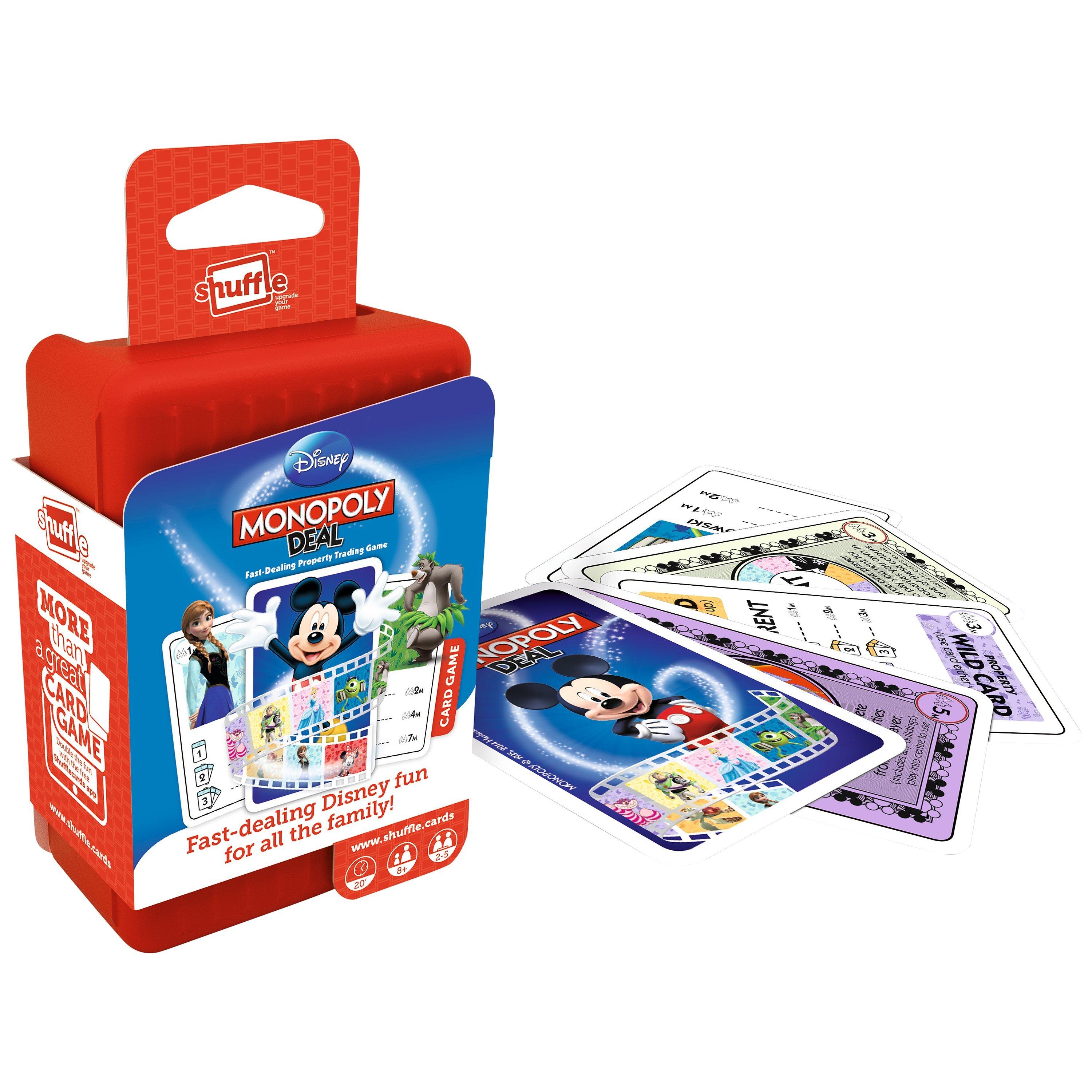 Disney Monopoly Deal Shuffle Card Game