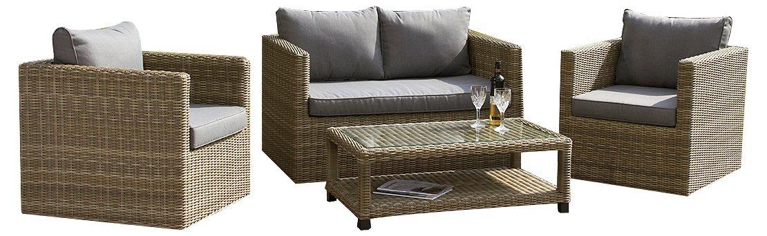 Royalcraft Wentworth 4 Seater Garden Lounging Set