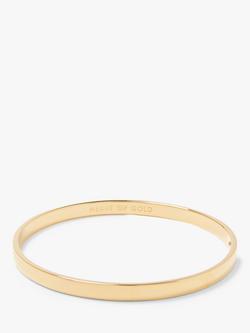 kate spade new york Heart Of Gold Bangle, Gold, Gold