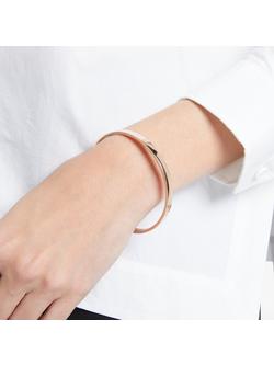 kate spade new york Stop and Smell The Roses Bangle, Rose Gold - view 2, Rose Gold