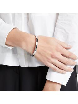 kate spade new york Find The Silver Lining Bangle, Silver - view 2, Silver