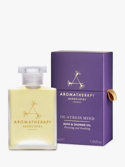 Aromatherapy Associates De-Stress Mind Bath & Shower Oil, 55ml, 