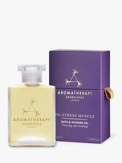 Aromatherapy Associates De-Stress Muscle Bath & Shower Oil, 55ml - view 2, 