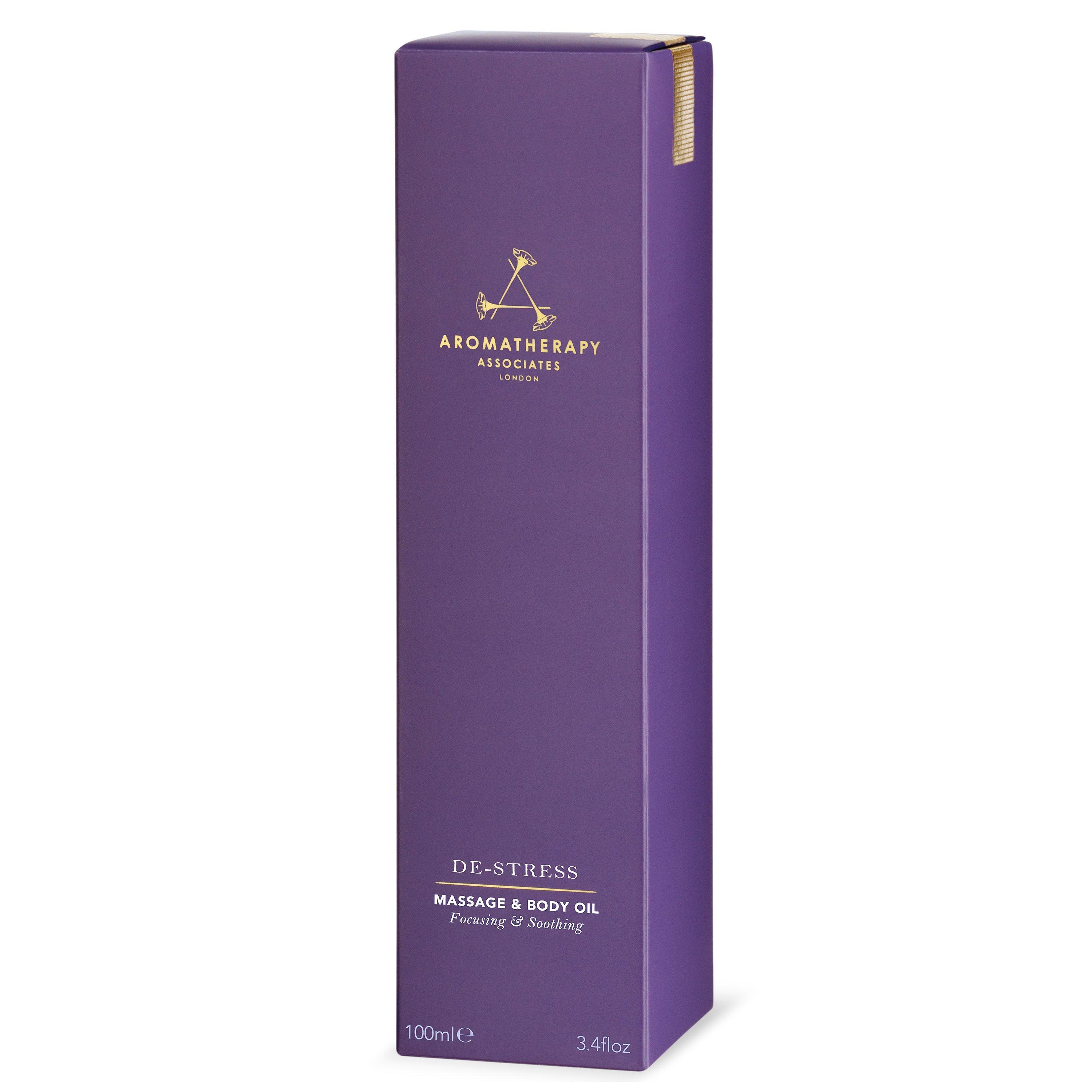 Product image 3 of 4, which shows Aromatherapy Associates De-Stress Massage & Body Oil, 100ml