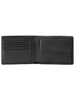BOSS Asolo Bi-fold Leather Wallet, Black - view 2, Black