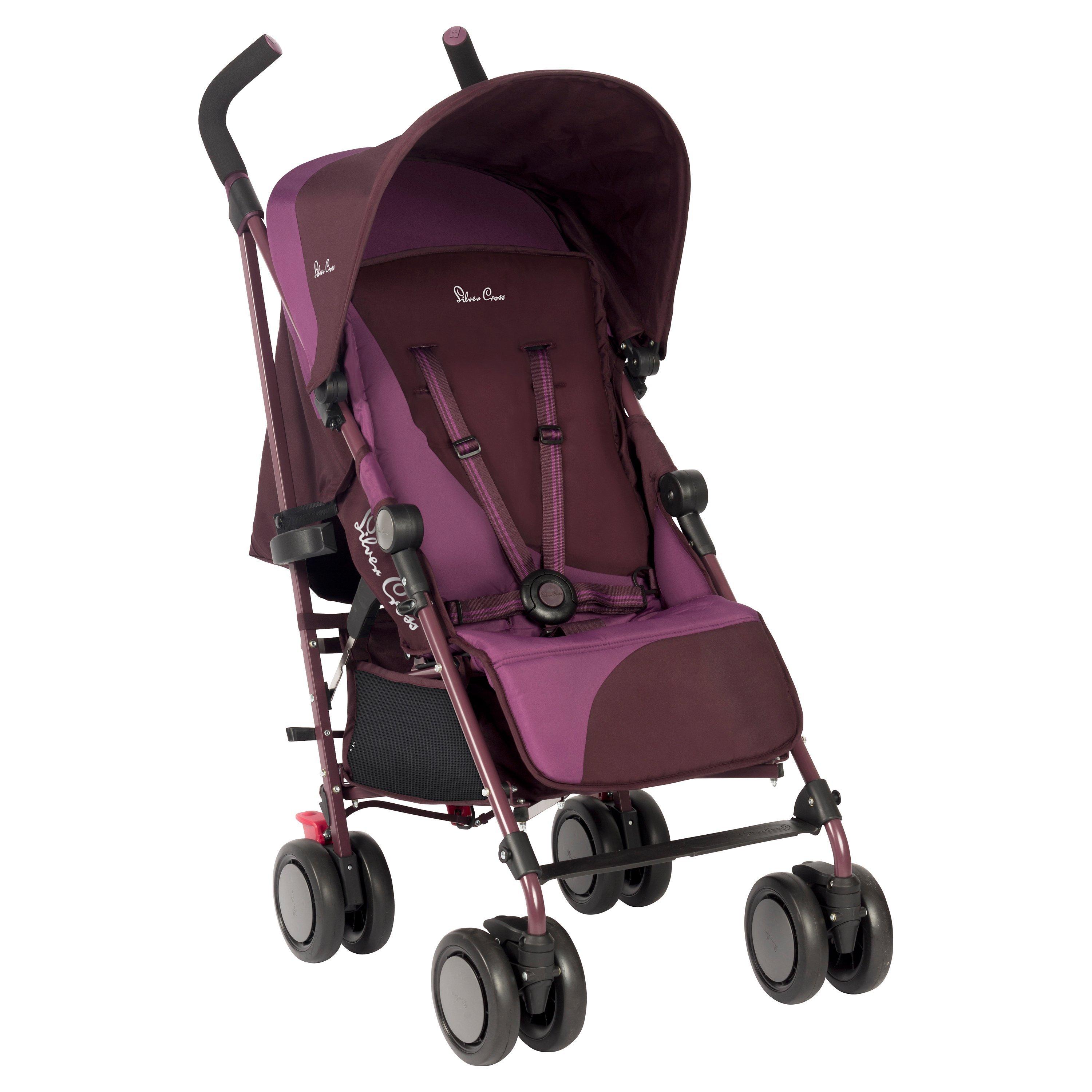 Silver Cross Pop Stroller Aubergine