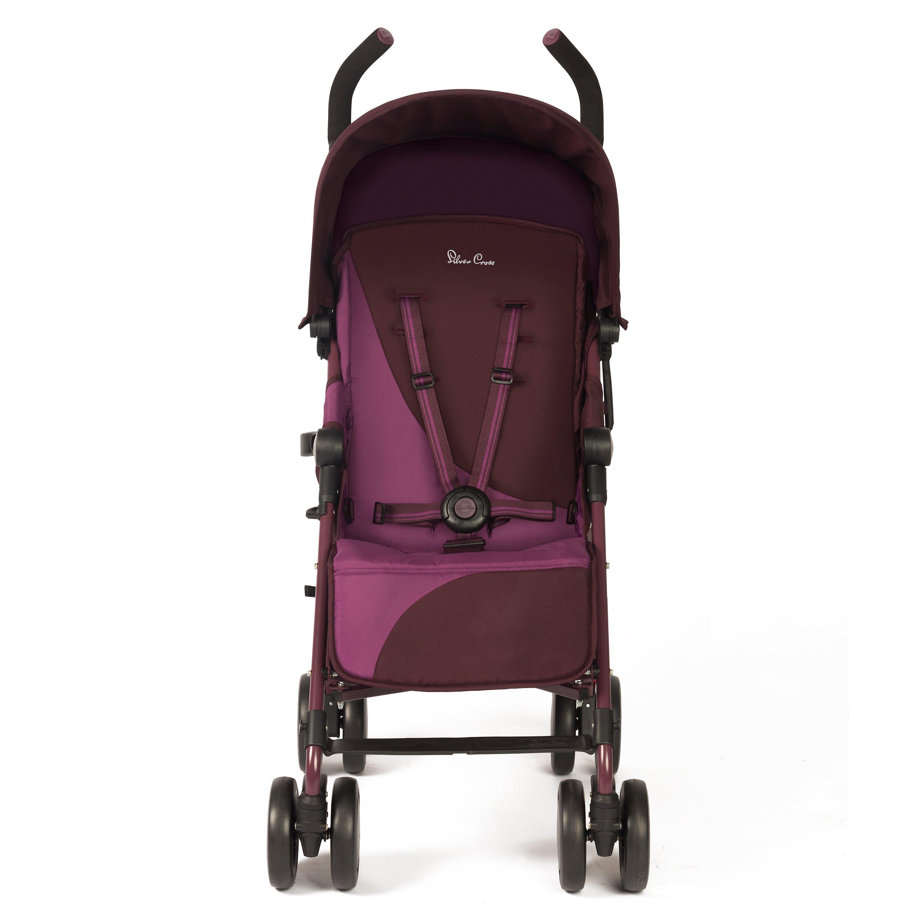 Silver Cross Pop Stroller Aubergine