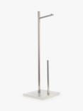 John Lewis White Marble Toilet Butler