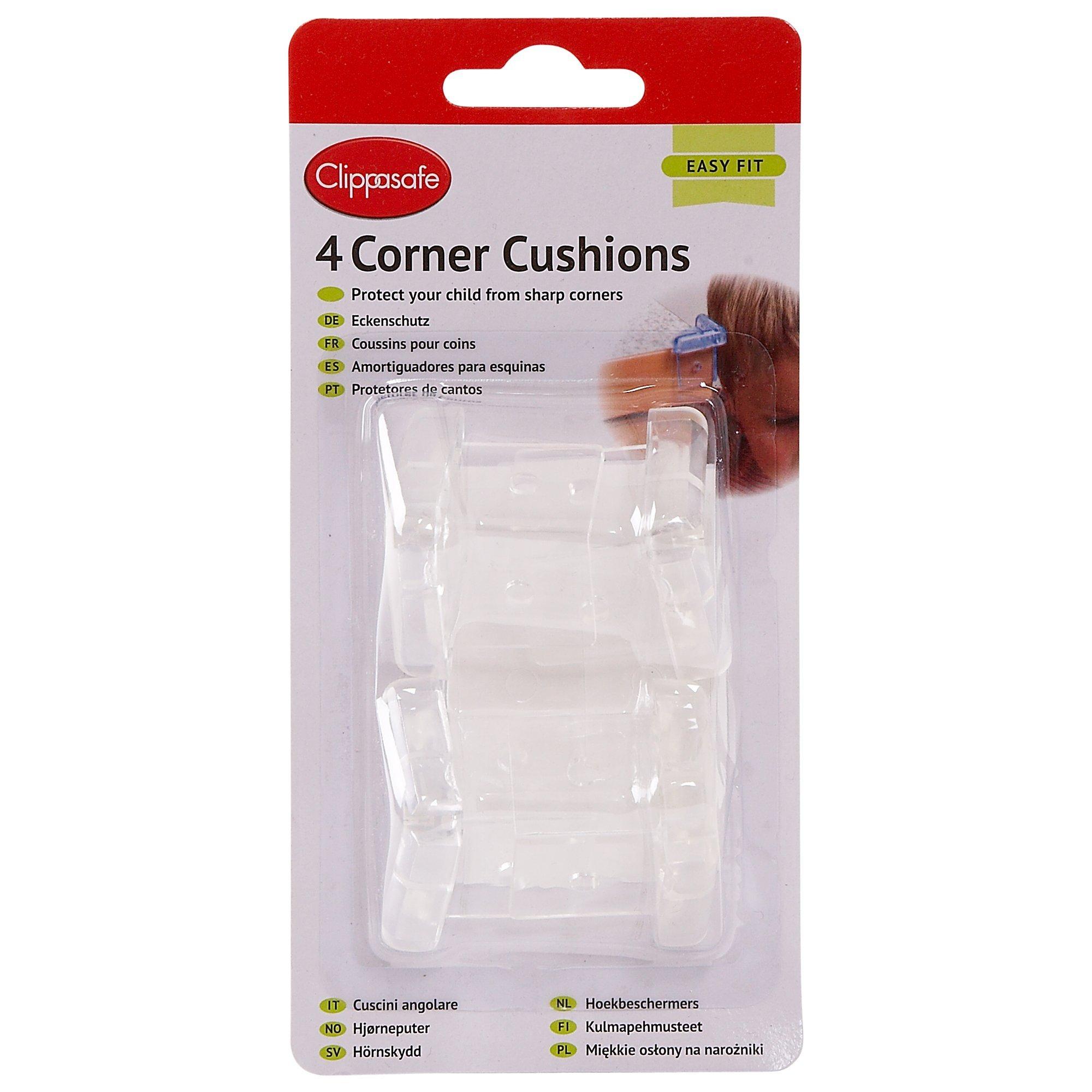 Clippasafe Corner Cushions, Pack of 4, White