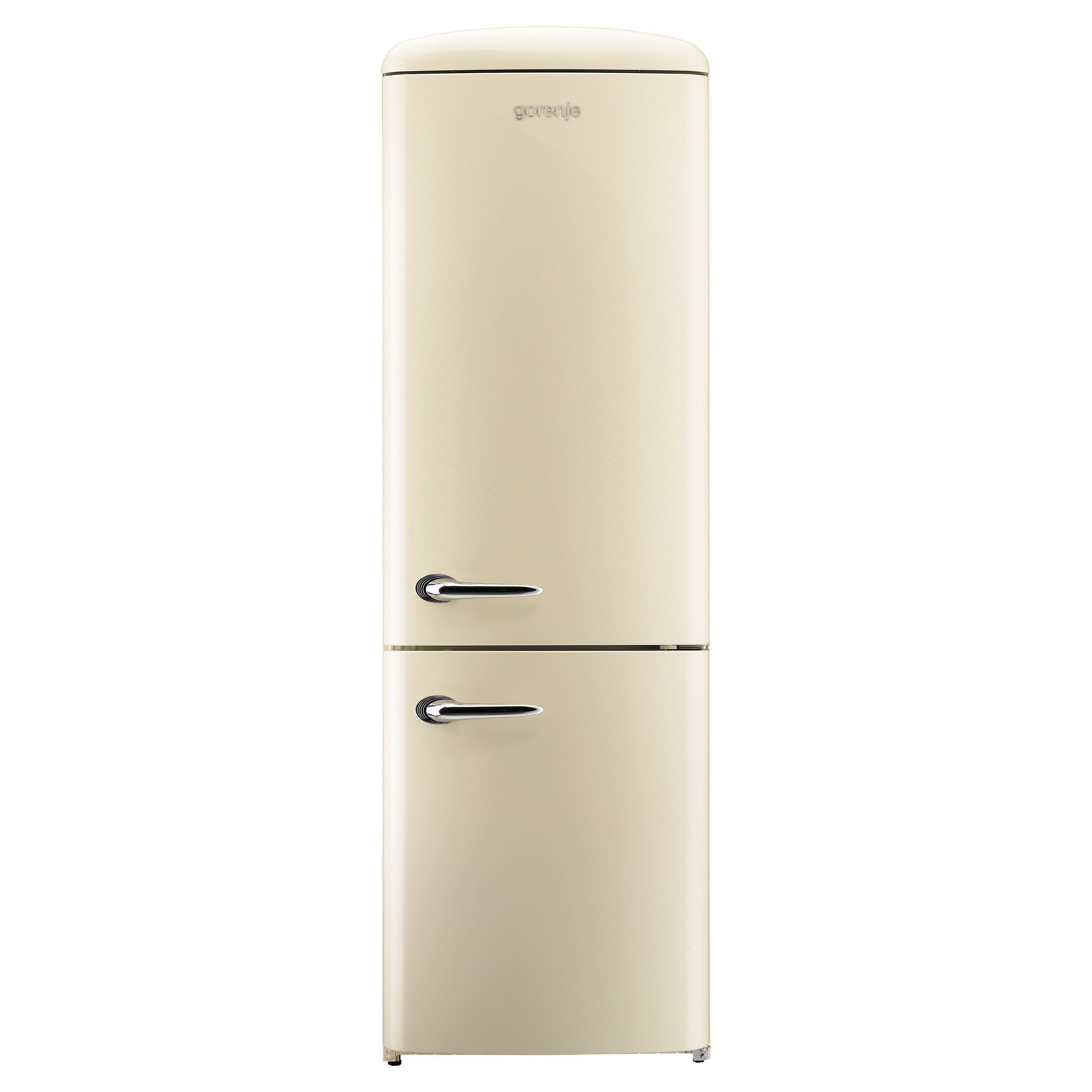 Gorenje RK60359OC Freestanding Fridge Freezer, A++ Energy Rating, Right-Hand Hinge, 60cm Wide, Cream